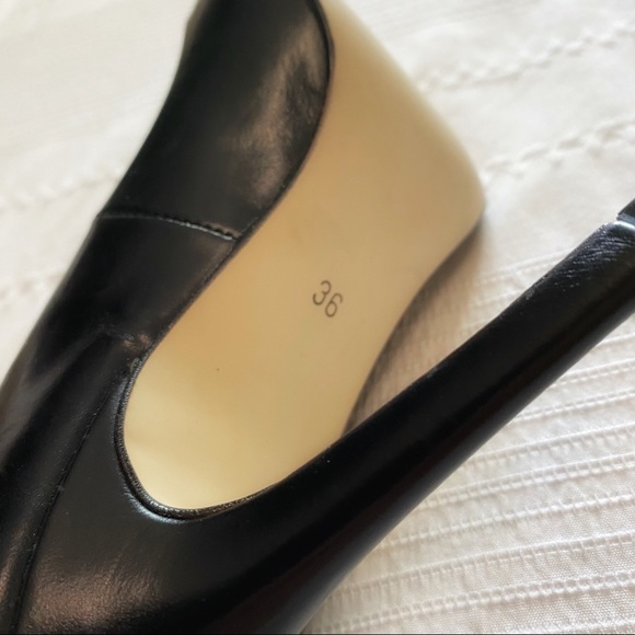 Gerard DAREL BLACK LEATHER POINTED HIGH HEELS PUMPS SHOES - EU36 - Picture 10 of 10